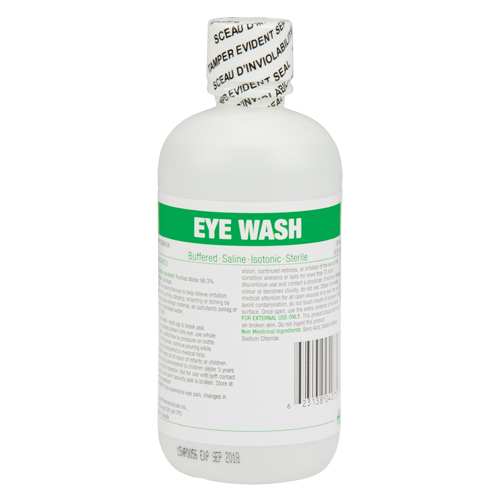 Eyewash, Full Bottle, 250 ml Ontario Packaging