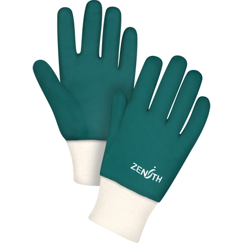 Gants verts &agrave; double enduit, 10" lo, PVC, Doublure en Jersey de coton, 70 mils Ontario Packaging