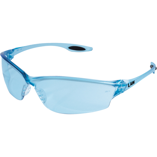 Lunettes de s&eacute;curit&eacute; Law 2, Lentille Bleu, Anti-&eacute;gratignures, ANSI Z87+ Ontario Packaging