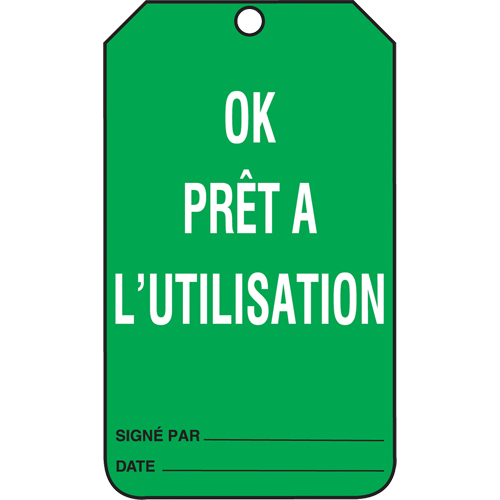 Inspection Tags, Cardstock, 3-3/8" W x 5-7/8" H, French Ontario Packaging