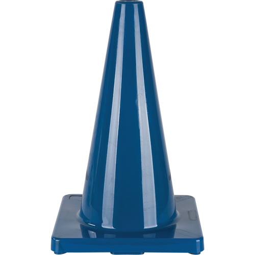 C&ocirc;ne de couleur pour la signalisation, 18", Bleu Ontario Packaging