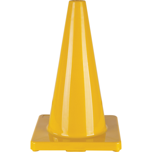 Coloured Traffic Cone, 18", Yellow Ontario Packaging