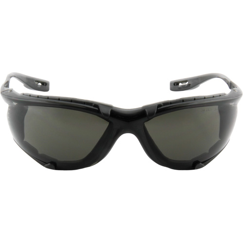 Virtua Safety Glasses with Foam Gasket, Grey/Smoke Lens, Anti-Fog, ANSI Z87+/Meets/Exceeds CSA Z94.3 Ontario Packaging