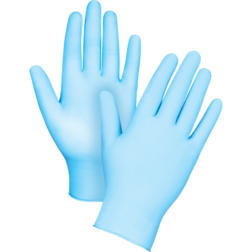 Tactile Medical-Grade Disposable Gloves, Large, Nitrile/Vinyl, 4.5-mil, Powder-Free, Blue, Class 2 Ontario Packaging