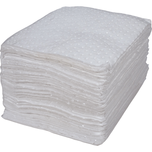 Premium Bonded Sorbent Pads, Oil Only, 15" x 17", 15 gal. Absorbancy Ontario Packaging