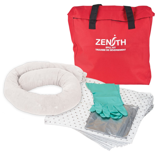 Trousse &eacute;conomique de lutte contre les d&eacute;versements, Huile seulement, Sac, Absorbance de 5 gal. US Ontario Packaging