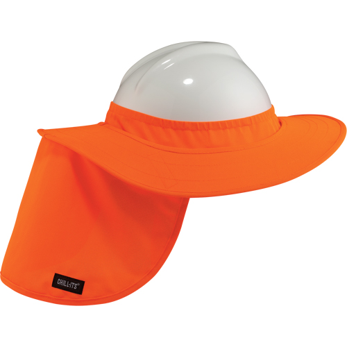 Rebords pour casques de s&eacute;curit&eacute; 6660 Chill-Its, Orange haute visibilit&eacute; Ontario Packaging