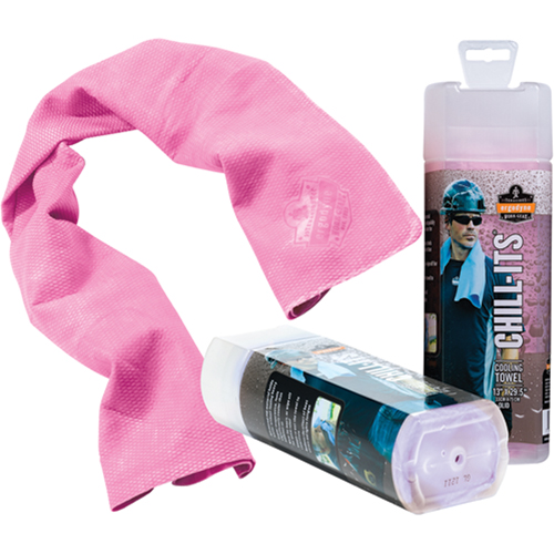 Chill-Its&reg; 6602 Cooling Towels, Pink Ontario Packaging