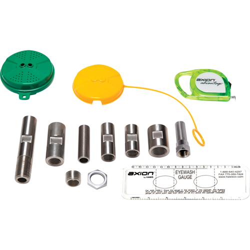 Axion Advantage&reg; Eye/Face Wash Upgrade Kit with Green ABS Plastic Eye/Face Wash Head Ontario Packaging