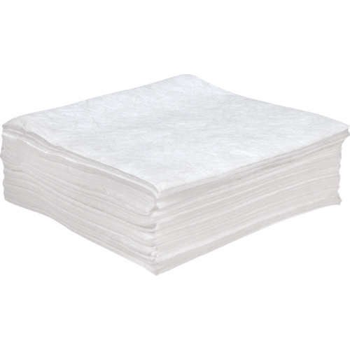 Feuilles absorbantes antistatiques de premi&egrave;re qualit&eacute;, Huile seulement, 30" x 30", 55 gal. d'absorption Ontario Packaging