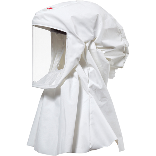 Cagoule Versaflo de haute durabilit&eacute; avec coiffe int&eacute;gr&eacute;e, Grand/Moyen, Coiffe souple, Bavette Simple Ontario Packaging