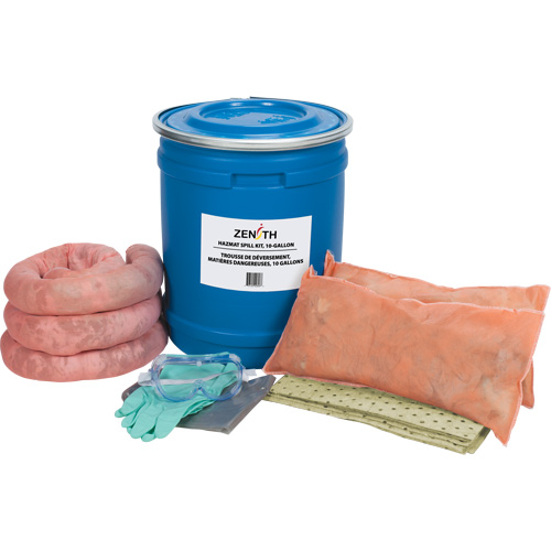 Truck Spill Kit, Hazmat, Drum, 10 US gal. Absorbancy Ontario Packaging