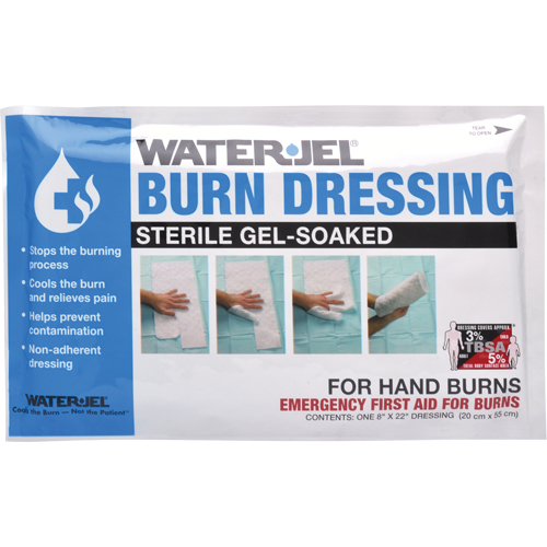 Water Jel&reg; Burn Dressings, 8" x 22", Class 2 Ontario Packaging