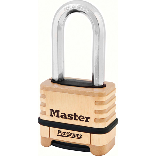 Cadenas &agrave; combinaison ProSeries, Argent, Rev&ecirc;tement en laiton, Largeur de 2-1/4" Ontario Packaging