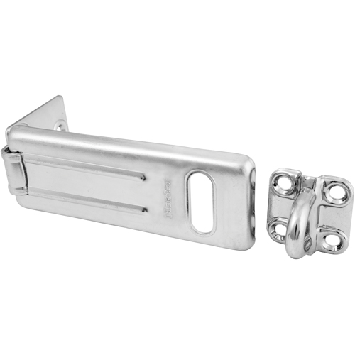 General Security Hardened Steel Hasp, Silver Ontario Packaging