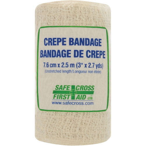 Bandage de cr&ecirc;pe en rouleau, 97-1/5" lo x 3" la, Classe 1 Ontario Packaging
