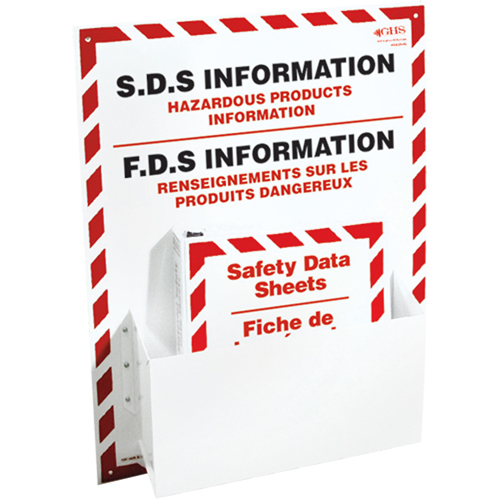 Safety Data Sheet Information Stations, English & French, Binders Included Ontario Packaging
