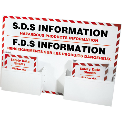 Safety Data Sheet Information Stations, English & French, Binders Included Ontario Packaging