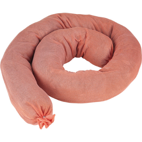 Sorbents Socks, Hazmat, 40 gal. Absorbancy, 3" W x 4' L, Pack of 25 Ontario Packaging