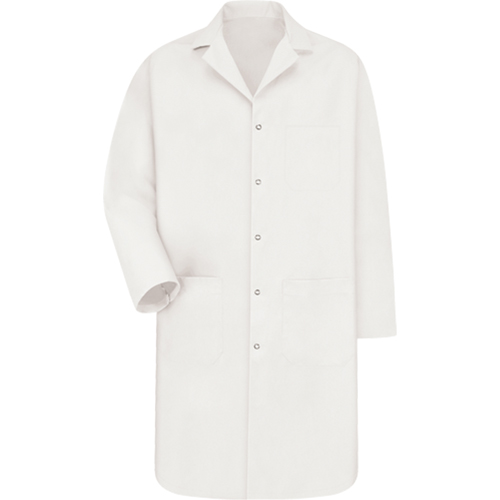 Lab Coat, Poly-Cotton, Small, White Ontario Packaging