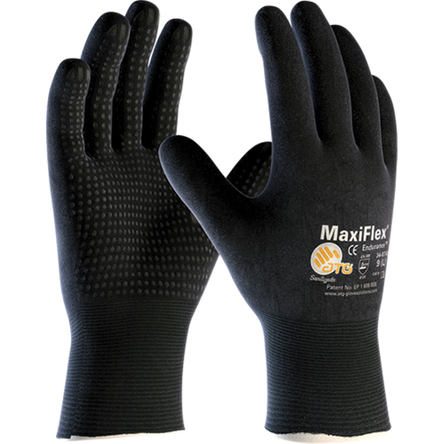 ATG MaxiFlex&reg; EnduranceTM 34-8745 Gloves, 7/Small, Foam Nitrile Coating, 15 Gauge, Nylon Shell Ontario Packaging