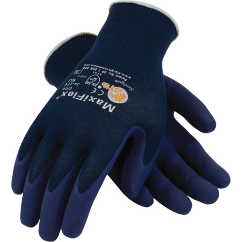 Gants ATG MaxiFlex Elite 34-274, 6/T-petit, R&ecirc;vetement Mousse de nitrile, Calibre 18, Enveloppe en Nylon Ontario Packaging