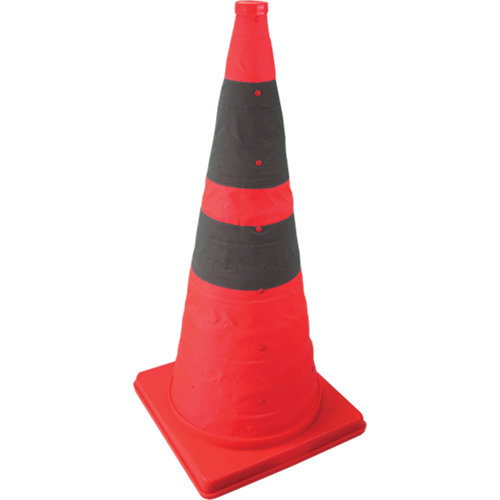 Collapsible Lighted Cone, 28" H, Orange Ontario Packaging