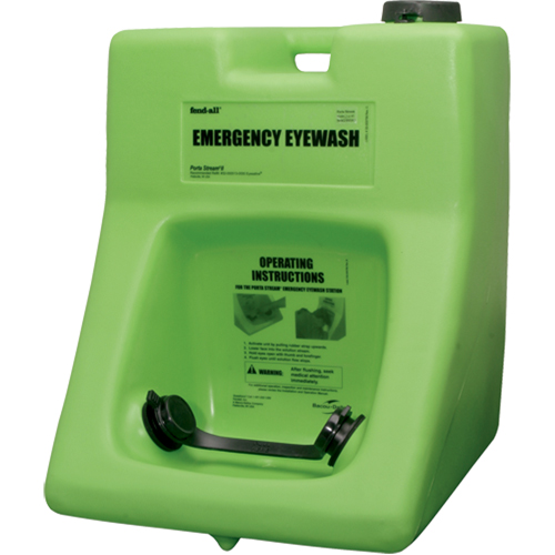 Fendall Porta Stream&reg; II Eyewash Station, Pressurized, 16 gal. Capacity, Meets ANSI Z358.1 Ontario Packaging