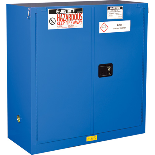Armoires doubl&eacute;es pour rangement de mati&egrave;res dangereuses Chem-Cor, 30 gal., 43" x 44" x 18" Ontario Packaging