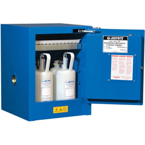 Armoires de comptoir doubl&eacute;es pour rangement de mati&egrave;res dangereuses Chem-Cor, 4 gal., 17" x 22" x 17" Ontario Packaging