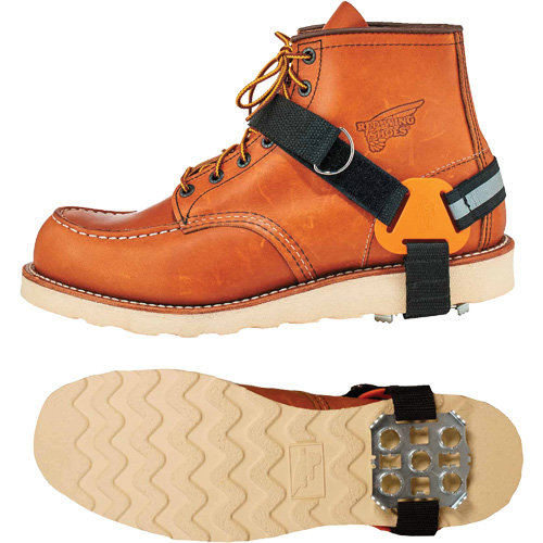 Crampons &agrave; glace de talon TREX 6315, Acier, Traction Plaque, Grand/Moyen Ontario Packaging