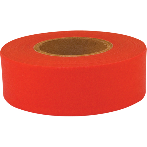 Ruban de signalisation Sub-Zero, 1,2" la x 150' lo, Rouge fluorescent Ontario Packaging