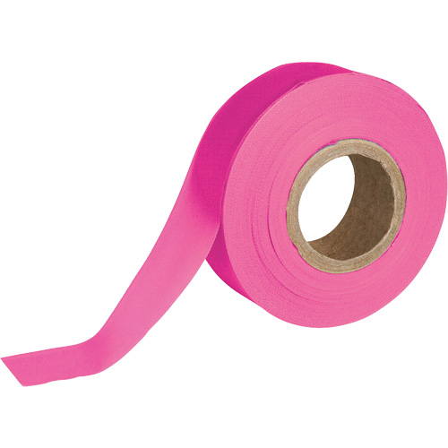 Ruban pour signalisation, 1,188" la x 150' lo, Rose fluorescent Ontario Packaging