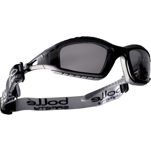 Tracker Safety Glasses, Grey/Smoke Lens, Anti-Fog/Anti-Static, Meets/Exceeds CSA Z94.3 Ontario Packaging