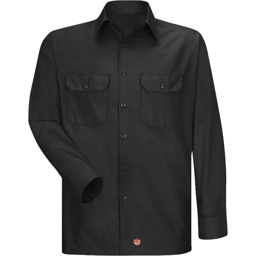 Chemise &agrave; manches longues en tissu ind&eacute;chirable, Hommes, 3T-Grand, Noir Ontario Packaging