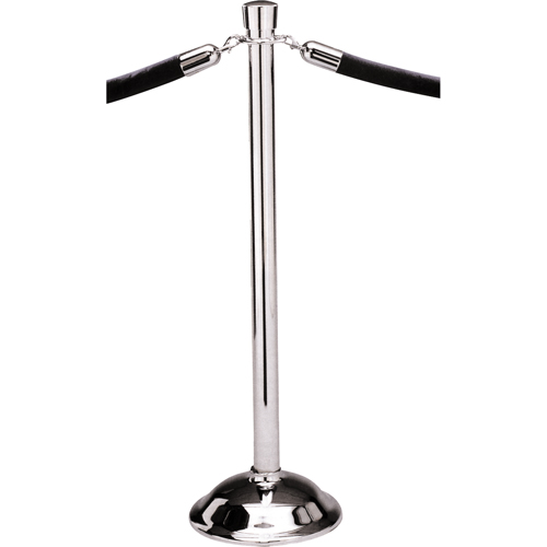Portable Posts, 39" High, Satin Chrome Ontario Packaging