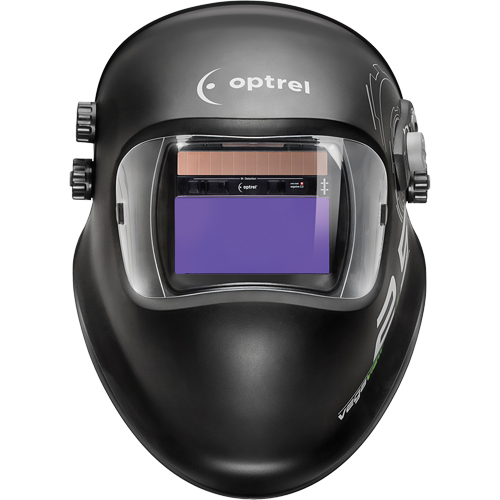 vegaview2.5 Welding Helmets, 3.94" L x 1.97" W View Area, 2.5/8 - 12 Shade Range, Black Ontario Packaging