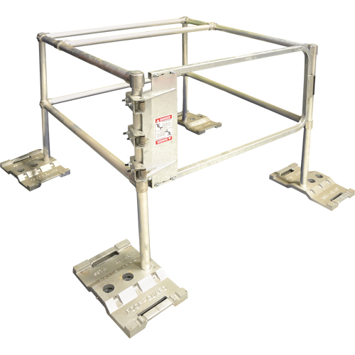 Syst&egrave;me RoofGuard classique - Trousse pour trappe, Aluminium, 48" la x 48" lo x 42" ha Ontario Packaging