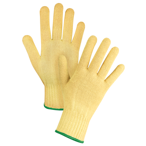 Gants tricot&eacute;s sans couture, Taille Moyen/8, Calibre 7, Enveloppe en Kevlar, ASTM ANSI niveau A2/EN 388 niveau 3 Ontario Packaging