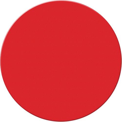 Marqueurs all&eacute;g&eacute;e/5S Armor Stripe, Cercle, 6" lo x 6" la, Rouge, Plastique Ontario Packaging