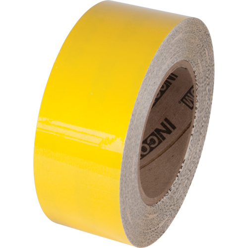 Ruban de marquage pour plancher Tuff Mark, 3" x 100', Polyester, Jaune Ontario Packaging