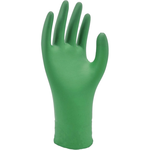 6110PF Biodegradable Gloves, X-Large, Nitrile, 4-mil, Powder-Free, Green Ontario Packaging