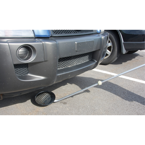 Miroir d'inspection, 8,5" dia, Ronde, Poign&eacute;e 47" Ontario Packaging