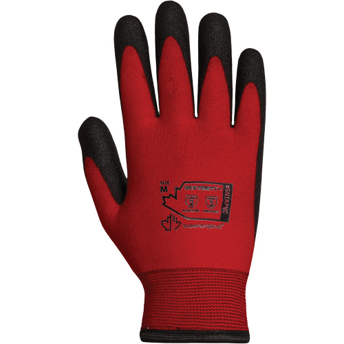 Gants doubl&eacute;s pour l'hiver Dexterity, 10/T-Grand, R&ecirc;vetement PVC, Calibre 15, Enveloppe en Nylon Ontario Packaging