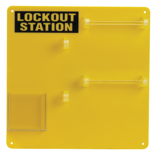Lockout Board, 12 Padlock Capacity, Padlocks Not Included Ontario Packaging