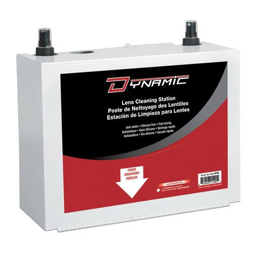 Poste de nettoyage de lentilles Dynamic, M&eacute;tal, 8" lo x 5" p x 6" h Ontario Packaging
