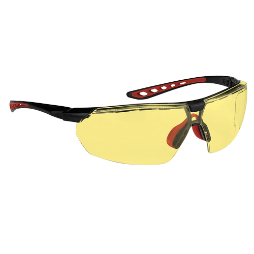 Dynamic Falcon Series Safety Glasses, Amber Lens, Anti-Fog, ANSI Z87+/Meets/Exceeds CSA Z94.3 Ontario Packaging