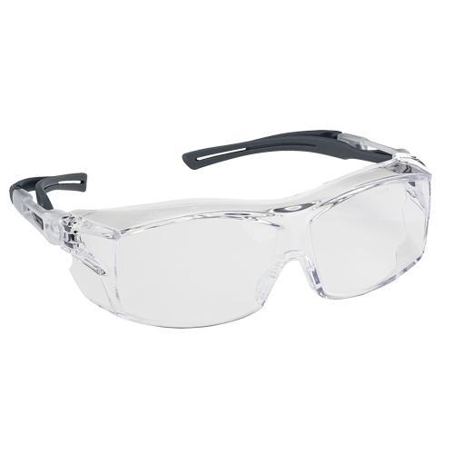 Dynamic OTG Extra Series Safety Glasses, Clear Lens, Anti-Fog/Anti-Scratch, ANSI Z87+/Meets/Exceeds CSA Z94.3 Ontario Packaging