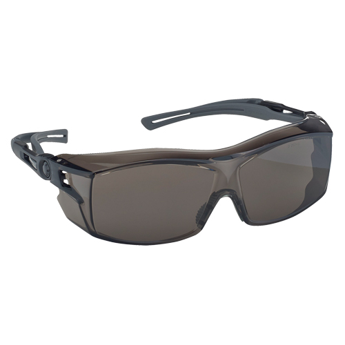 Lunettes de s&eacute;curit&eacute; s&eacute;rie Extra OTG Dynamic, Lentille Fum&eacute;e, Antibu&eacute;e/Anti-&eacute;gratignures, ANSI Z87+/R&eacute;pond ou surpasse la norme CSA Z94.3 Ontario Packaging