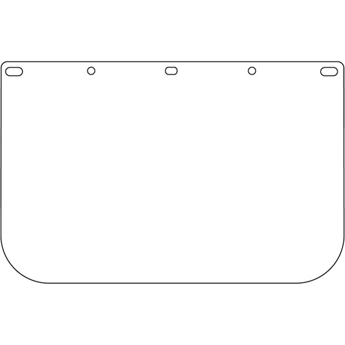Dynamic Die Cut Faceshield Visor, PETG, Clear Tint Ontario Packaging